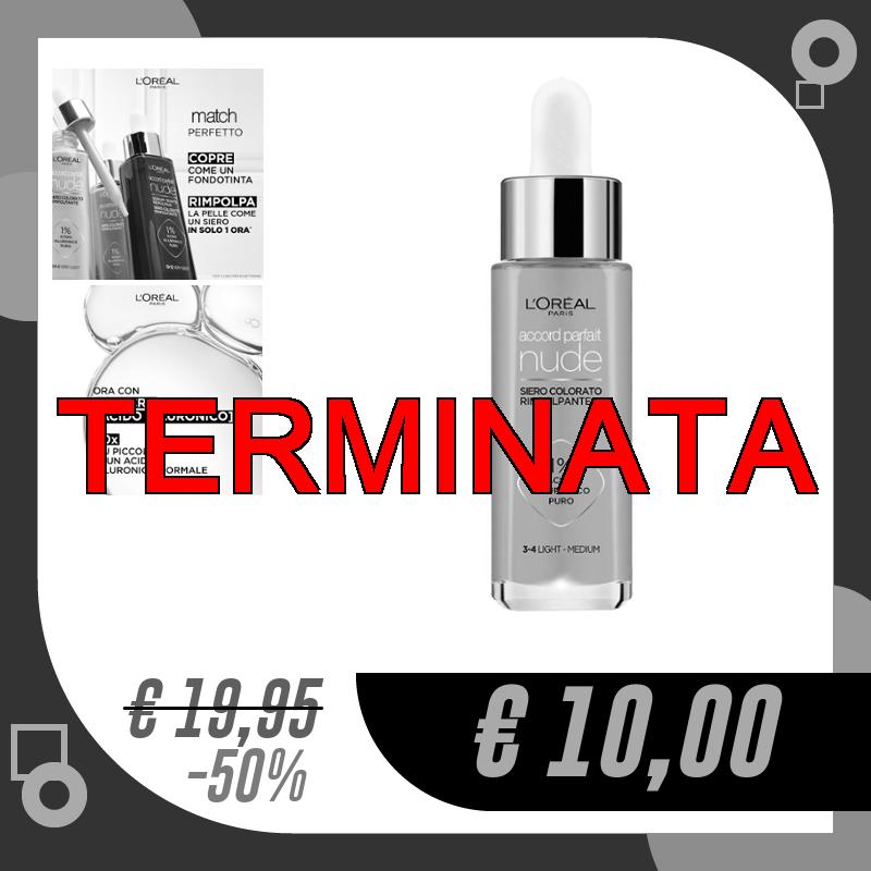 L’Oréal Paris Siero Colorato Accord Parfait, Per Pelle Rimpolpata…