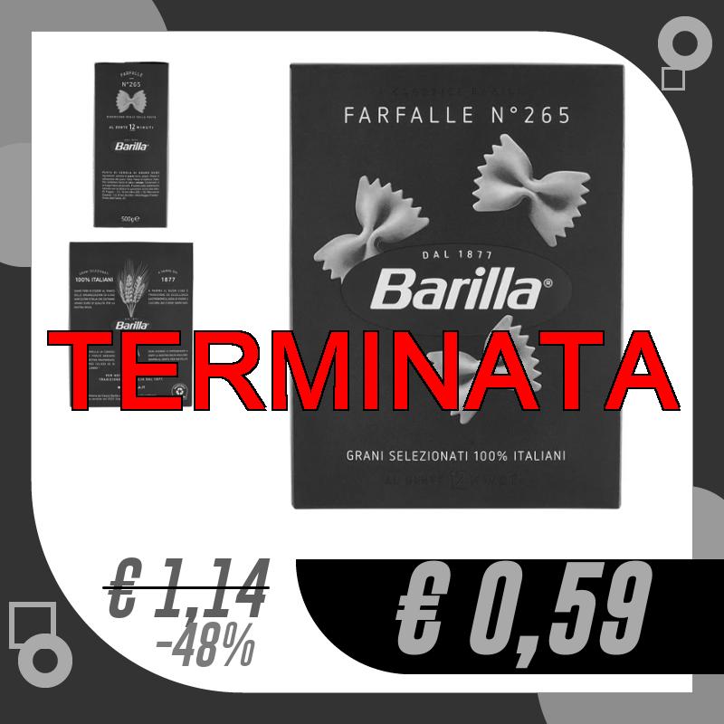 Barilla Pasta Farfalle N.265, Pasta Corta di Semola di…