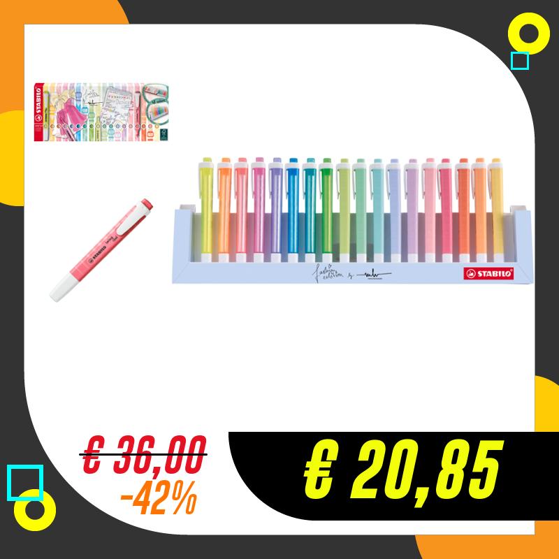 Stabilo swing cool – Evidenziatore – Desk-Set – 18…