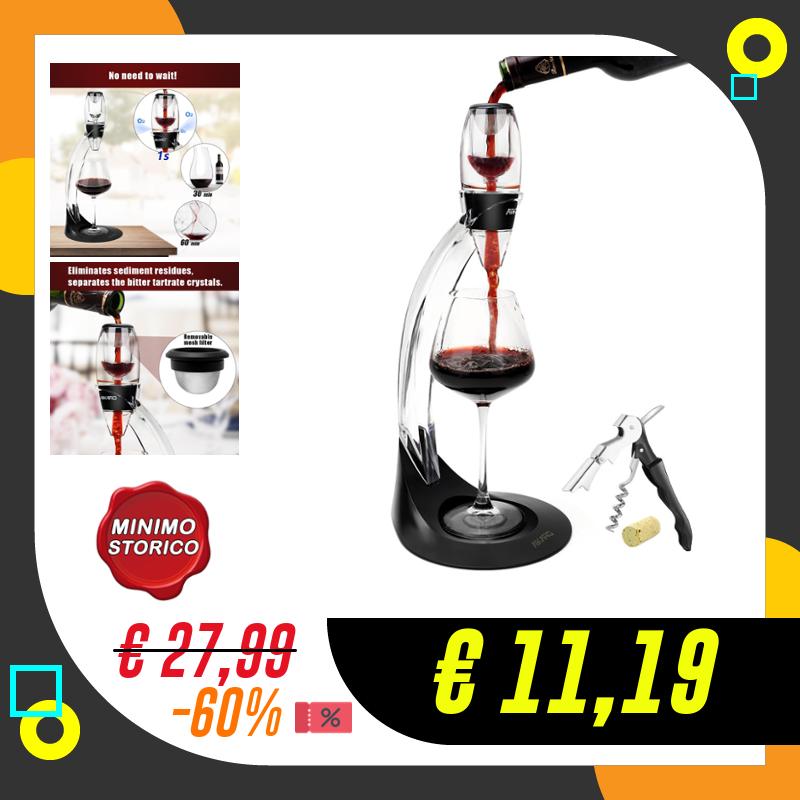 AIKARO – Aeratore per Vino Ossigenatore Decanter con Filtro…