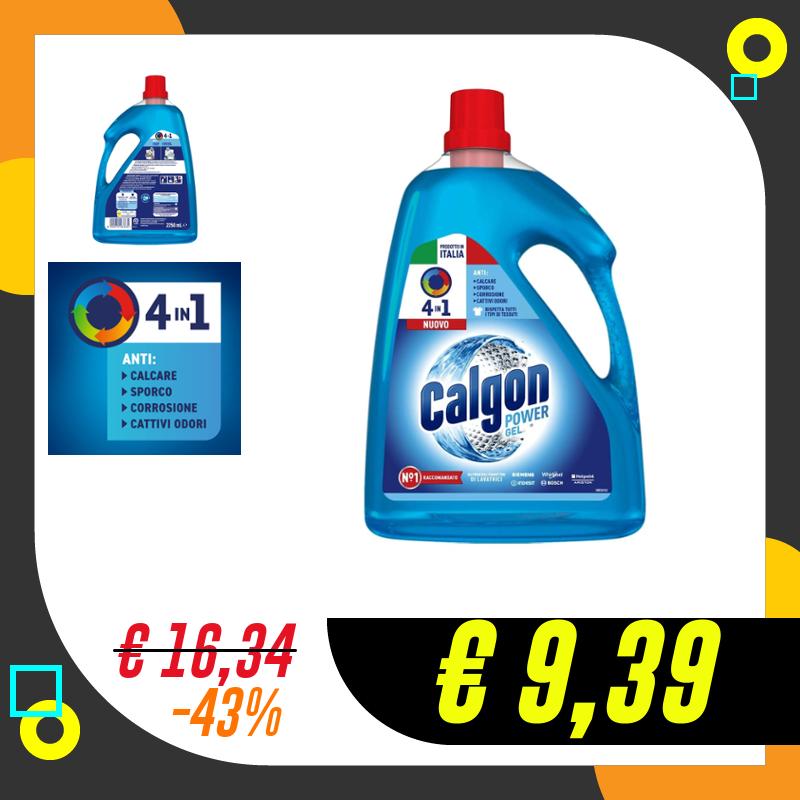 Calgon Power Gel 4 in 1 per Capi Morbidi,…
