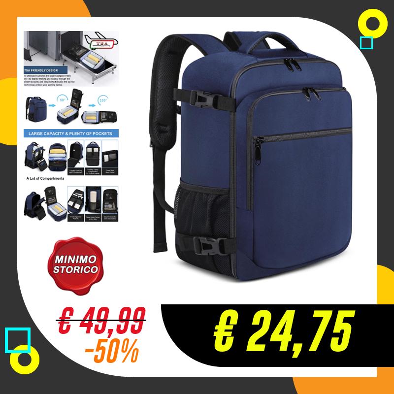 Zaino per Ryanair 40x20x25 Zaino da Viaggio Aereo Bagaglio…
