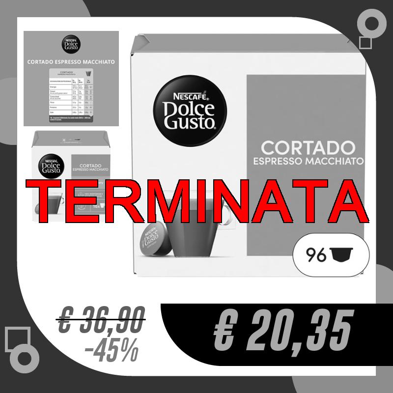 NESCAFÉ DOLCE GUSTO Cortado Espresso Macchiato Caffè, 6 Confezioni…