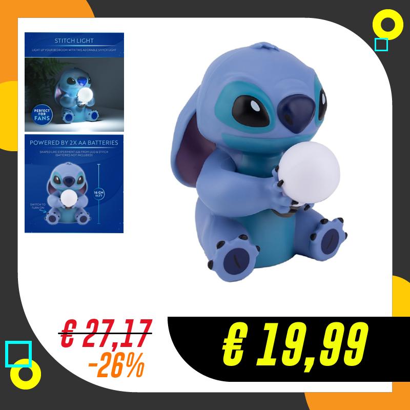 Stitch Luce Merchandise Ufficiale Lilo, Lampada Collezionabile Disney