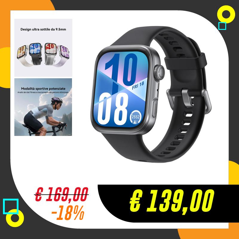 HUAWEI WATCH FIT 4 Smartwatch, 100 Modalità di Allenamento