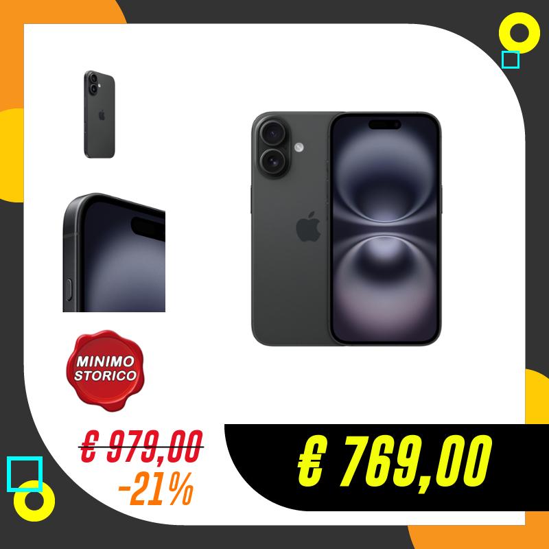 Apple iPhone 16 128 GB: Telefono 5G con Controllo…