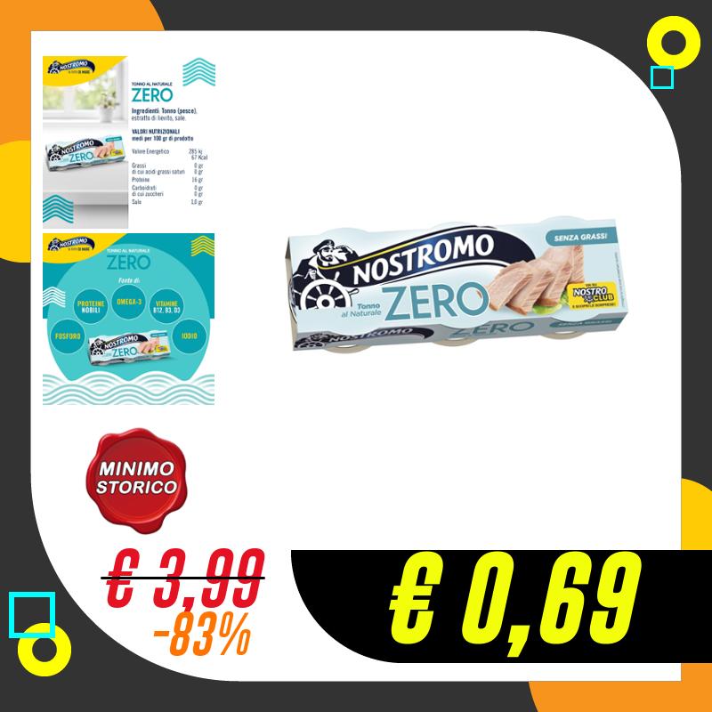 Nostromo – Tonno al naturale, 3 lattine da 65…