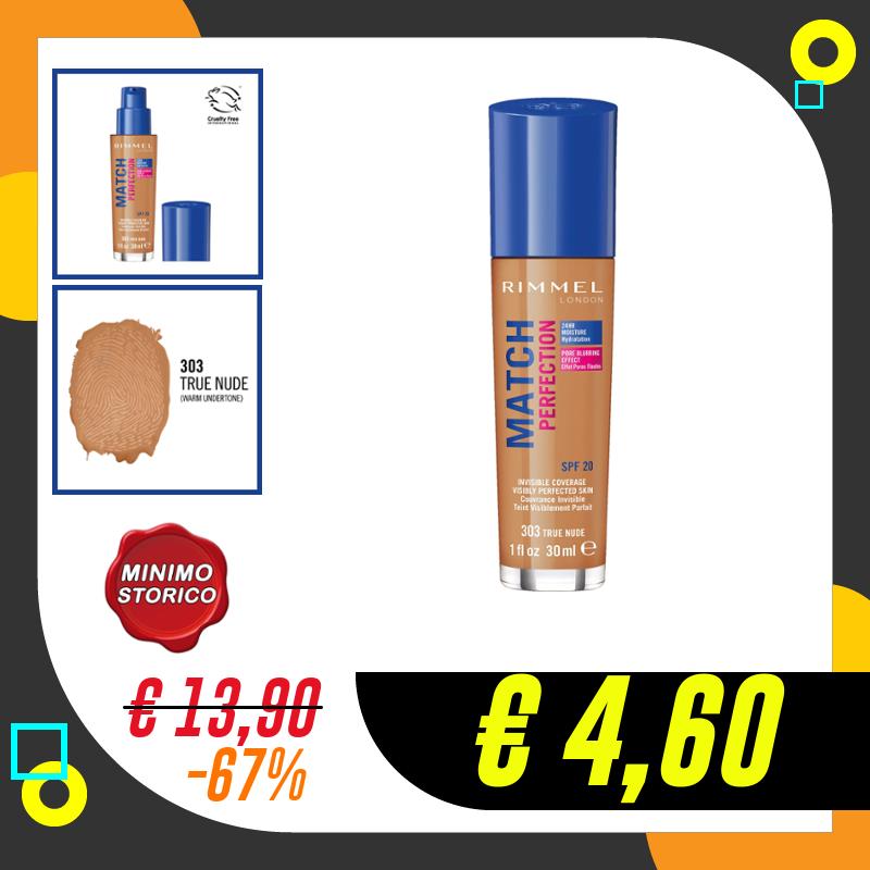 Rimmel London Match Perfection Foundation, Fondotinta Liquido Pelle Perfetta…