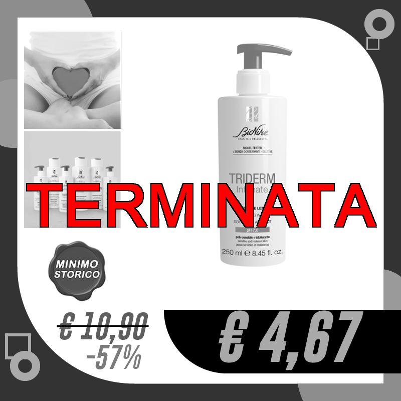 Bionike Triderm Intimate – Detergente Intimo Lenitivo PH 7…