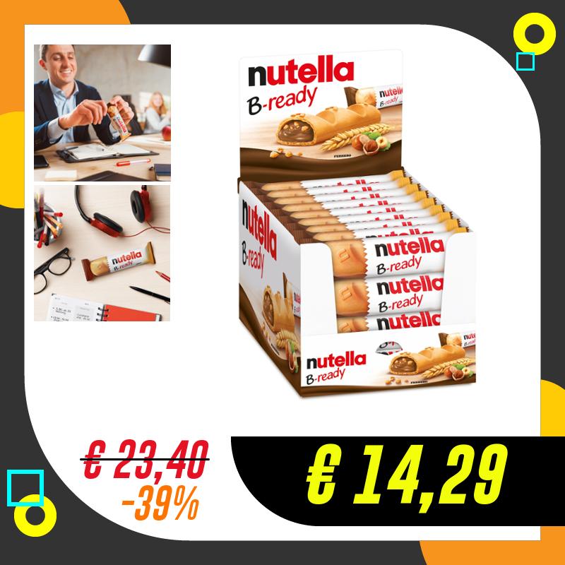 Nutella B-ready – 36 Snack Dolci Monoporzione, Croccante Cialda…