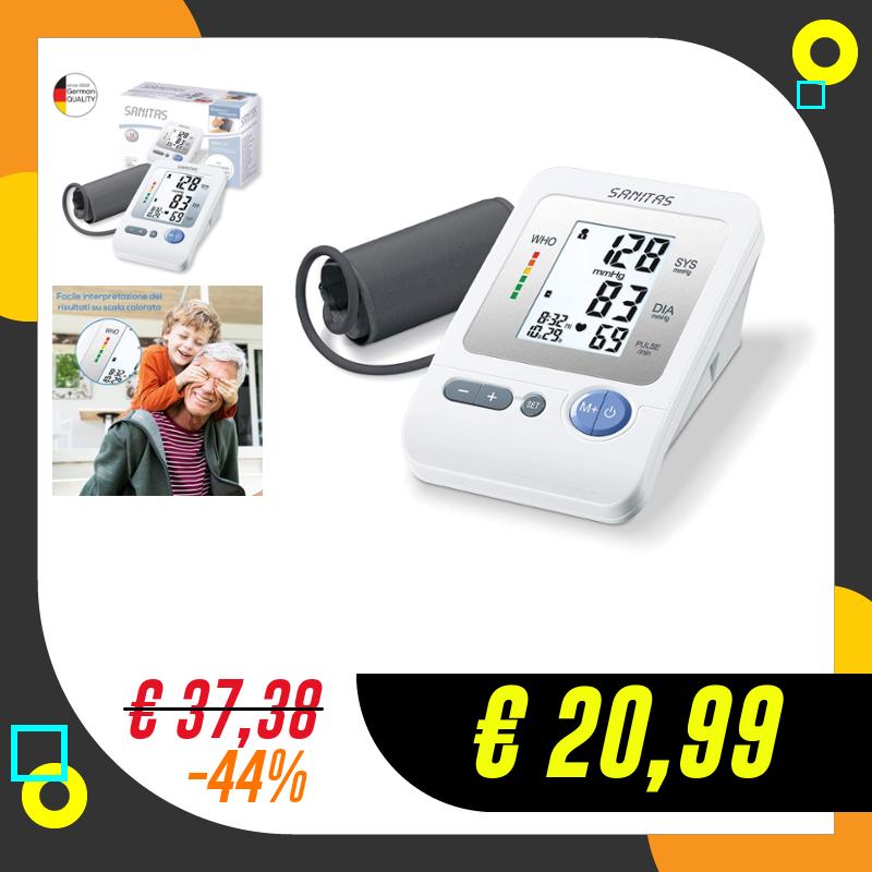 Sanitas SBM 21 Misuratore di Pressione Sanguigna da Braccio,…
