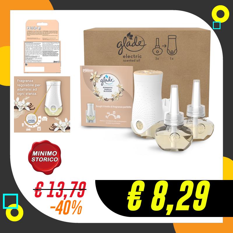 Glade Liquido Elettrico Profumatore per Ambienti con Olii Essenziali