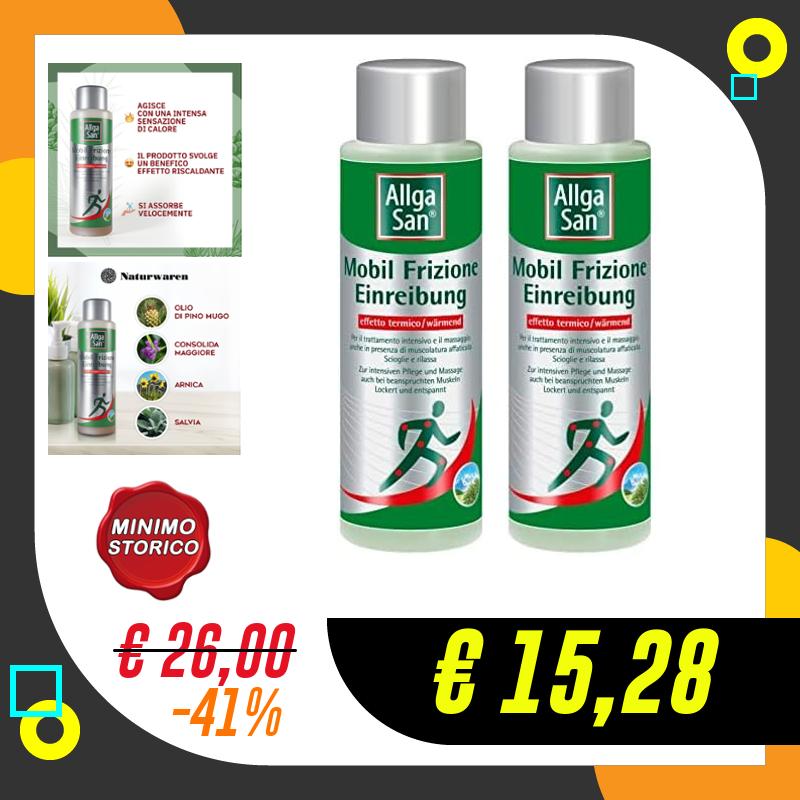 Allga San Mobil Frizione – Crema Riscaldante Muscoli Sportiva…