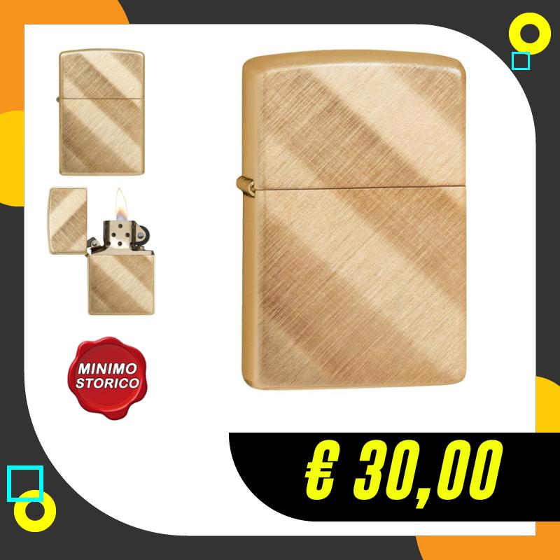 Zippo Weave Brass Pocket Lighter, Accendino Tascabile Unisex-Adulto