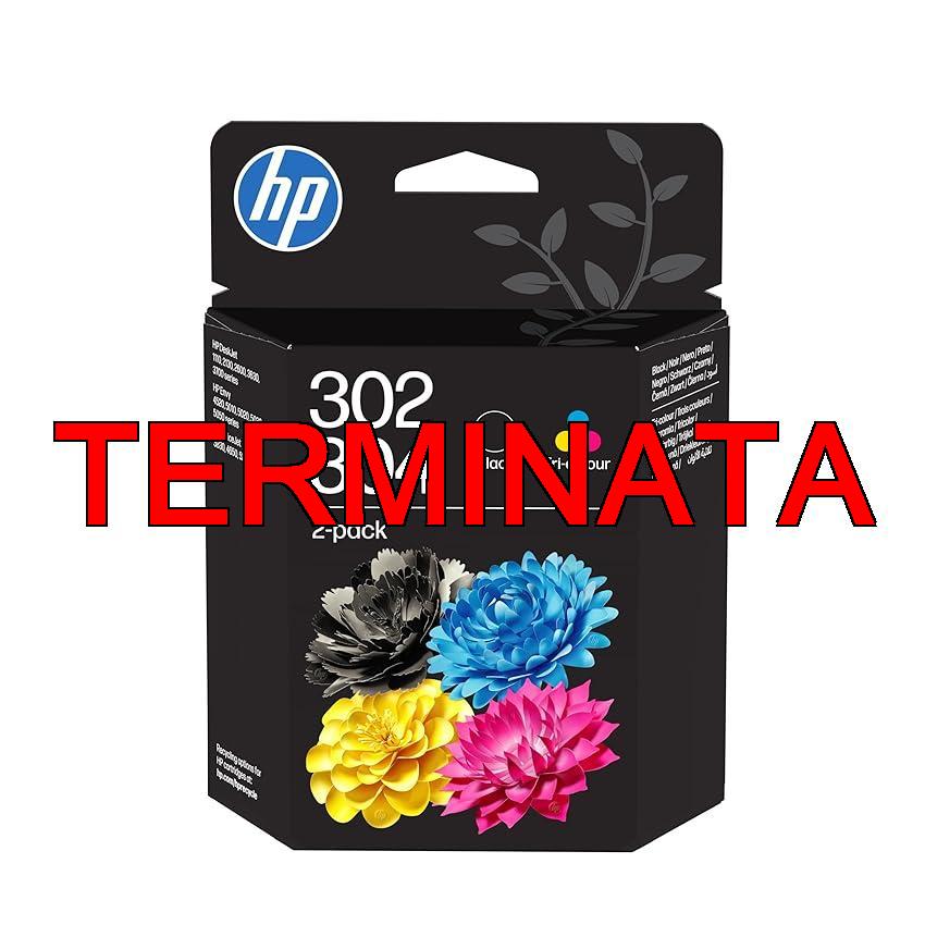  HP 302/304 Nero e Tricromia, Confezione da 2 Cartucce Inchiostro Originali