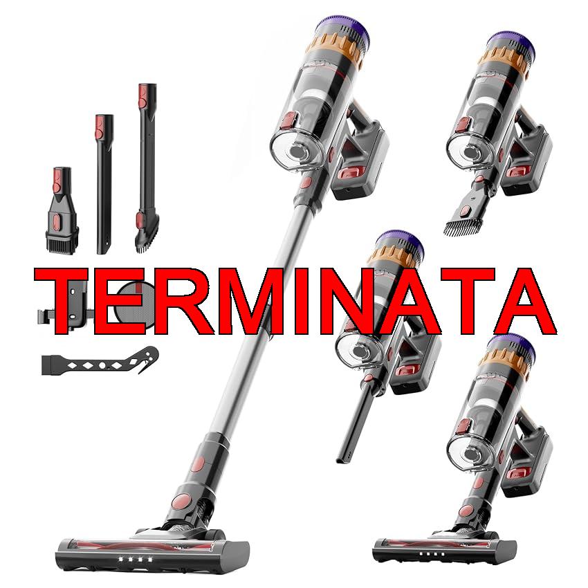 Lefant V1 Aspirapolvere Senza Fili 40000Pa, Scopa Elettrica con LED Touch
