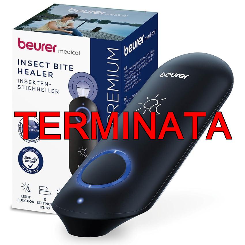 Beurer BiteX Day&Night Dopopuntura BR 90, penna termica elettronica contro punture e morsi di insetti